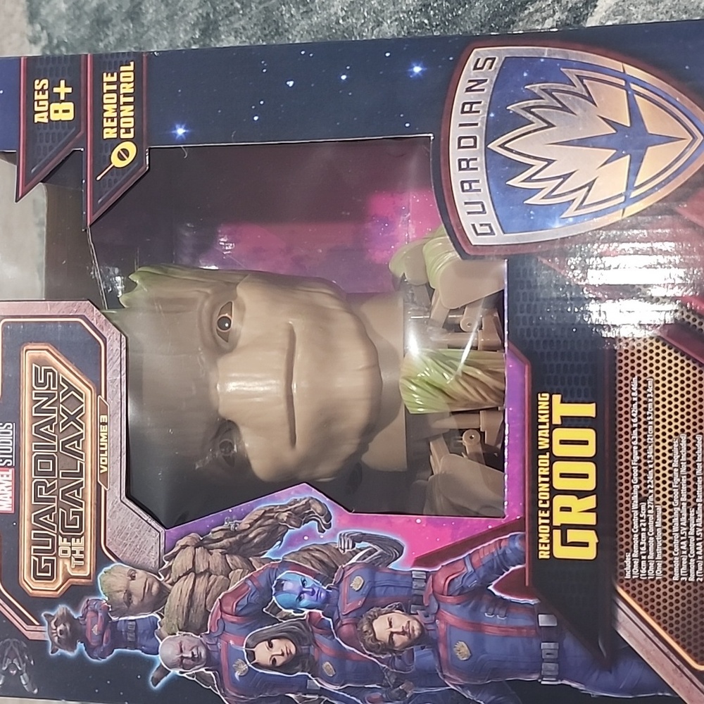 Marvel Guardians of the Galaxy Remote Control Walking Groot - Brown and Green